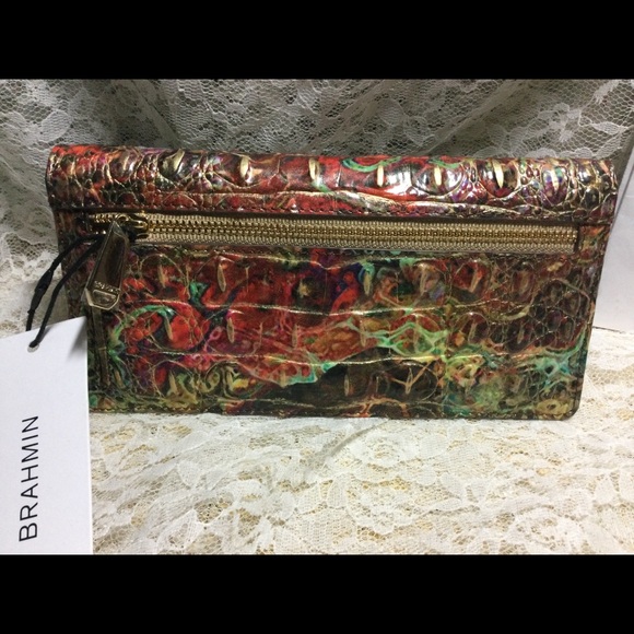 NWT Brahmin Ammolite Melbourne ADY WALLET, SOLD OUT. - Picture 2 of 3